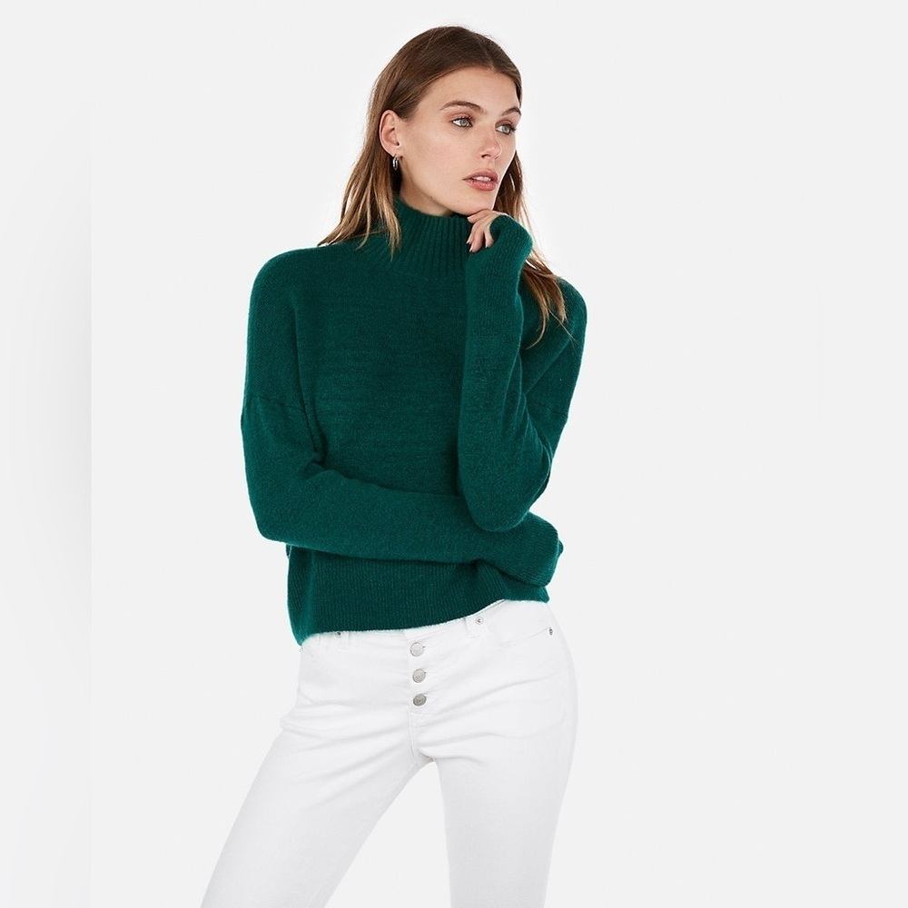 Express Funnel Neck Pullover Sweater - image 1